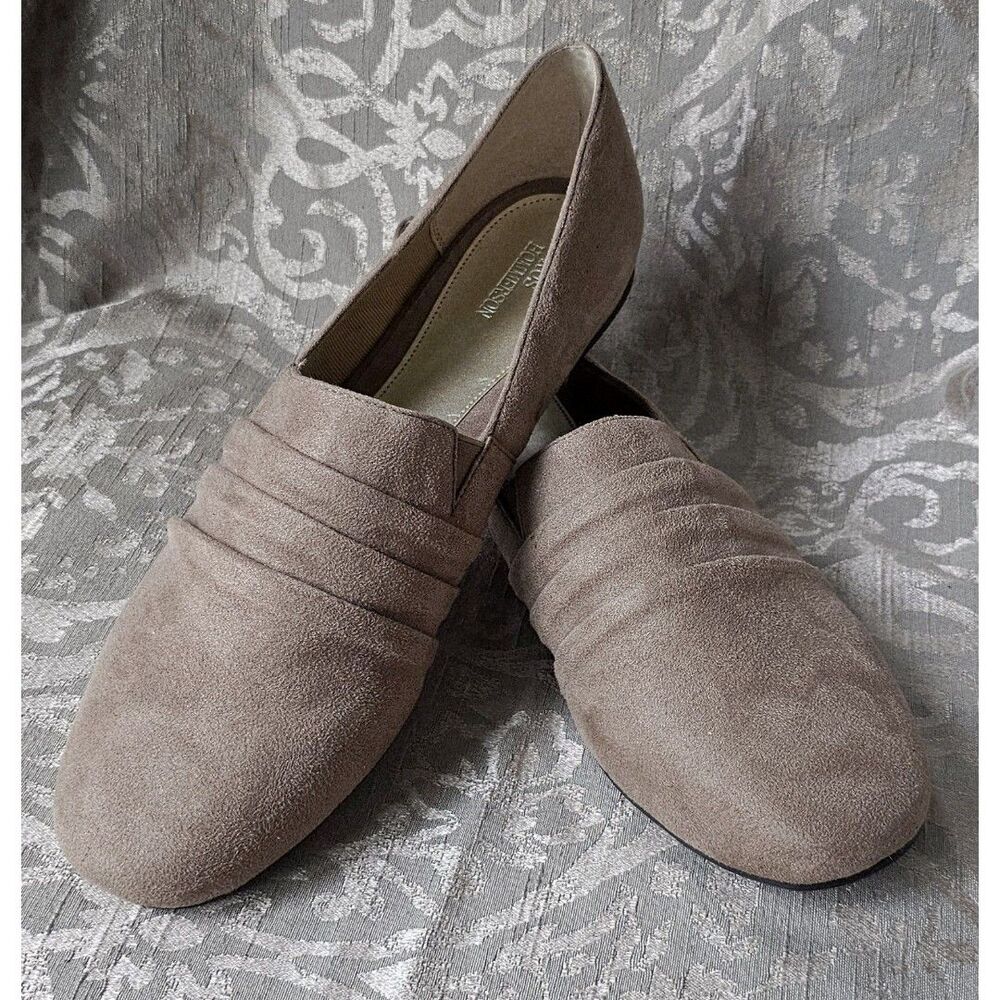 Ros Hommerson Stone Suede Donut Shoes Sz 12 SS